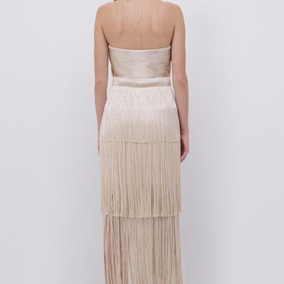 Simkhai Baldwin Draped Fringe Maxi Dress - Picture 12 of 13
